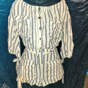 On or off the shoulder shorts romper